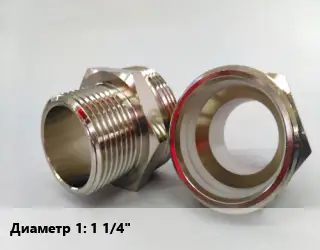 Ниппель 1 1/4" чугун